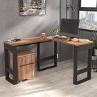 Escrivaninha Mesa Escritório Em L Com Gaveteiro Baixo M103 1