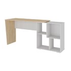 Escrivaninha Mesa Escritório Em L Com Nichos Moderna Urban Ca