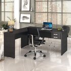 Escrivaninha Mesa Escritório Em L Com Work30 2 Gavetas 160cm