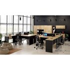 Escrivaninha Mesa Escritório Em L Com Work30 2 Gavetas 180cm