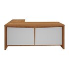 Escrivaninha Mesa Escritório Em L Diretor Com 5 Gavetas Y37 F