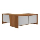 Escrivaninha Mesa Escritório Em L Diretor Com 5 Gavetas Y37 F