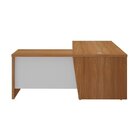 Escrivaninha Mesa Escritório Em L Diretor Com 5 Gavetas Y37 F