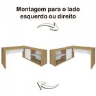 Escrivaninha Mesa Escritório Em L Diretor Em Tamburato 37mm C