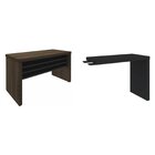 Escrivaninha Mesa Escritório Em L Em Tamburato 135,6cm Charut