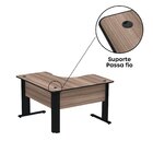 Escrivaninha Mesa Escritório Em L Estação De Trabalho 1200 Ma