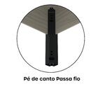 Escrivaninha Mesa Escritório Em L Estação De Trabalho 1200 Ma