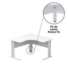 Escrivaninha Mesa Escritório Em L Estação De Trabalho Etp1515