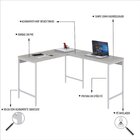 Escrivaninha Mesa Escritório Em L Estilo Active 120cm Industr