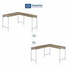 Escrivaninha Mesa Escritório Em L Estilo Active 120cm Industr