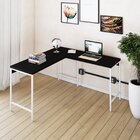 Escrivaninha Mesa Escritório Em L Estilo Active 135cm Industr