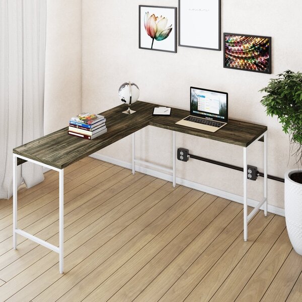 Escrivaninha Mesa Escritório Em L Estilo Active 150cm Industr