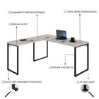 Escrivaninha Mesa Escritório Em L Estilo Industrial 1,50mx1,5