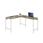 Escrivaninha Mesa Escritório Em L Estilo Industrial 120x140cm