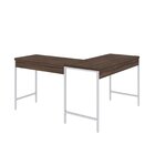 Escrivaninha Mesa Escritório Em L Estilo Industrial 120x140cm