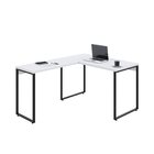 Escrivaninha Mesa Escritório Em L Estilo Industrial 120x150cm