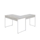 Escrivaninha Mesa Escritório Em L Estilo Industrial 120x150cm