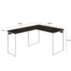 Escrivaninha Mesa Escritório Em L Estilo Industrial 120x150cm