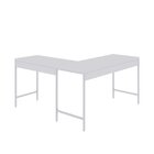 Escrivaninha Mesa Escritório Em L Estilo Industrial 135x140cm