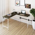 Escrivaninha Mesa Escritório Em L Estilo Industrial 135x140cm