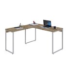 Escrivaninha Mesa Escritório Em L Estilo Industrial 135x150cm