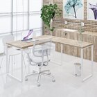 Escrivaninha Mesa Escritório Em L Estilo Industrial 135x150cm