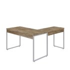 Escrivaninha Mesa Escritório Em L Estilo Industrial 135x150cm