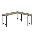 Escrivaninha Mesa Escritório Em L Estilo Industrial 150x140cm