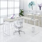 Escrivaninha Mesa Escritório Em L Estilo Industrial 150x150cm