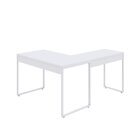 Escrivaninha Mesa Escritório Em L Estilo Kuadra 120cm Industr