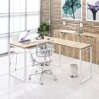 Escrivaninha Mesa Escritório Em L Estilo Kuadra 120cm Industr