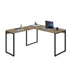 Escrivaninha Mesa Escritório Em L Estilo Kuadra 135cm Industr