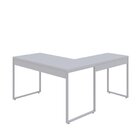 Escrivaninha Mesa Escritório Em L Estilo Kuadra 135cm Industr