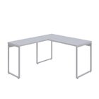 Escrivaninha Mesa Escritório Em L Estilo Kuadra 135cm Industr