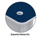 Escrivaninha Mesa Escritório Em L Etp 1313 Maxxi 130cm Cinza