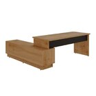 Escrivaninha Mesa Escritório Em L Executiva 200x180cm Com Bal