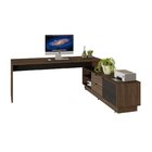 Escrivaninha Mesa Escritório Em L Executiva 200x180cm Com Bal