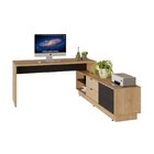 Escrivaninha Mesa Escritório Em L Executiva Com Balcão Cayman