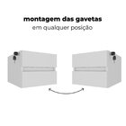 Escrivaninha Mesa Escritório Em L Retrô Gold Com 4 Gavetas Fr