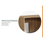 Escrivaninha Mesa Escritório Em L Tamburato Acabamento Em Bp