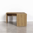 Escrivaninha Mesa Escritório Em L Tamburato Acabamento Em Bp