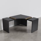 Escrivaninha Mesa Escritório Em L Tamburato Acabamento Em Bp