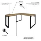 Escrivaninha Mesa Escritório Em L Yon Diretor 150x70x75 150cm
