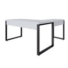 Escrivaninha Mesa Escritório Em L Yon Diretor 150x70x75 Branc