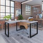 Escrivaninha Mesa Escritório Em L Yon Operacional 120x70x75 B