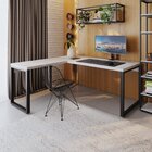 Escrivaninha Mesa Escritório Em L Yon Presidente 190x70x75 Br