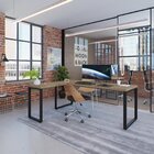 Escrivaninha Mesa Escritório Em L Yon Presidente 190x70x75 Ve