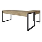 Escrivaninha Mesa Escritório Em L Yon Presidente Com 190x70x7