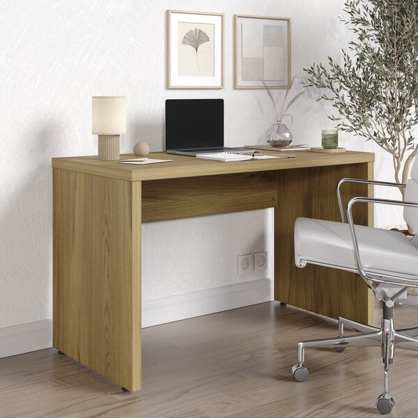 Escrivaninha Mesa Escritório Em Tamburato Acabamento Em Bp 12