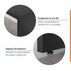 Escrivaninha Mesa Escritório Em Tamburato Acabamento Em Bp 13